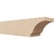 Ekena Millwork 4in. W x 4in. H x 16in. L Moab Woodgrain TimberThane Rafter Tail, Primed Tan RFTUR04X04X16MOARCPR - alternate 1